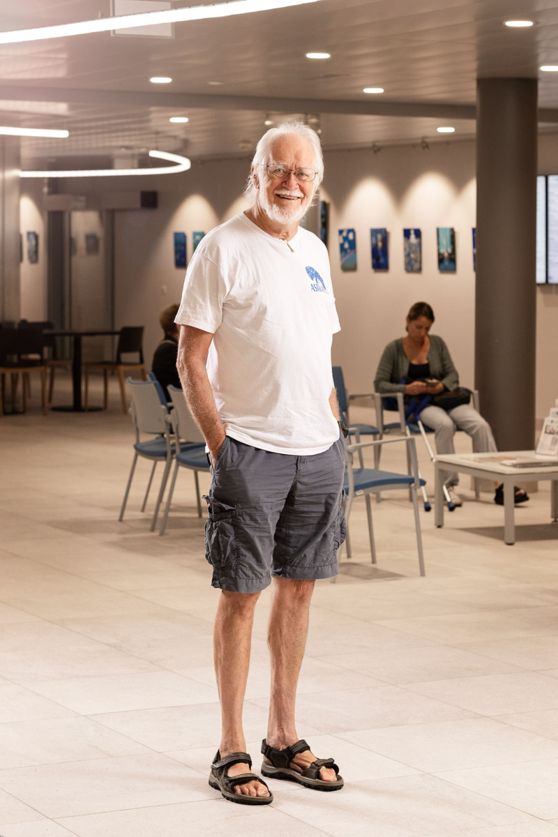 portrait de jacques dubochet pour les 150 ans de l